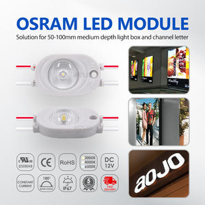 Mini Módulo de Lente Plástica de Inyección Única Regulable con 1 LED 2835 SMD para Señalización, 1W, IP67, Luces Interiores de 12V para Retroiluminación de Letras de Rótulos - Product Image 5