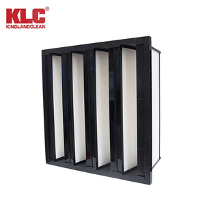 Nhà Sản Xuất Bộ Lọc Không Khí KLC Industrial H13, Bộ Lọc V Loại V Bộ Lọc Ngân Hàng - Product Image 3