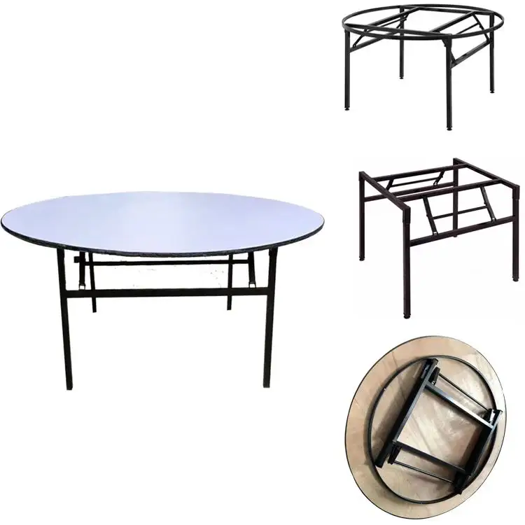Mesas redondas baratas para fiestas y sillas, estilo chino para restaurantes