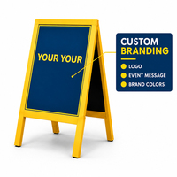 Panneau de signalisation double face AI-MICH pour extérieur, avec logo personnalisé, pour événements, promotion commerciale et signalétique directionnelle