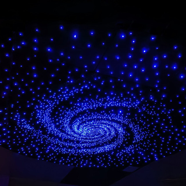 Starry Sky Ceiling Decorative Ambient Lights KTV Cinema Home Theater Night Sky Star Projector Effect LED Plastic Fiber Optic