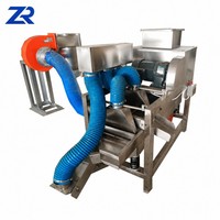 Petite machine industrielle électrique pour le décorticage, le criblage, le concassage et le traitement des fèves de cacao