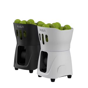 Máquina de Entrenamiento de Tenis PUSUN Mini <span class=keywords><strong>Pro</strong></span> en Oferta, Palanca Desmontable, Plegable, Control Remoto por Aplicación, Carga Máxima de 80 kg, Disparos de Rotación Múltiple - Product Image 1