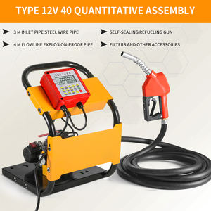 ファクトリーアウトレット自動ディーゼルトランスファーポンプセット定量流量計付きポータブル燃料ポンプ - Product Image 2