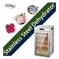 Professionele 5-18 Laag Roestvrijstalen Motordroger Groenten Fruit Vis Jerky Pet Snacks Commercieel Voedsel Uitdrogen