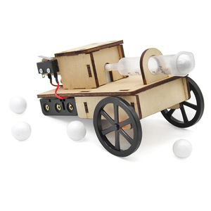 Air Cannon <b>Model</b> <b>Kit</b> Wooden STEM Education Toy For Kids Science Experiment DIY Assembly 7-9 Years Old - Product Image 2