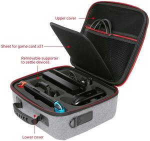 Estuche Rígido de Gran Tamaño para Consolas de Videojuegos, con Correa para el Hombro, para Nintendo Switch y Switch OLED y Accesorios - Product Image 3