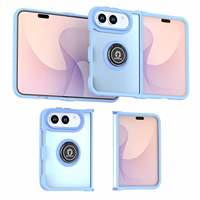 Coques de téléphone antichoc en gros pour iPhone 18 Fold, coques de protection avec anneau pour téléphones pliables Apple 18 Pro Max 17 16