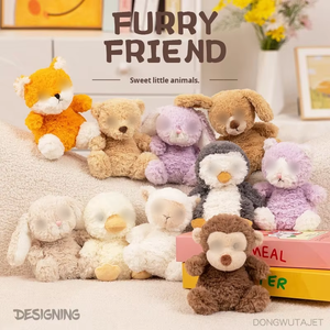 Simpatici Peluche di Piccoli Animali, tra cui Conigli, Scimmie, Pecore, Volpi, Orsi e Cani, Decorazioni per Scrivania e Ufficio - Product Image 5