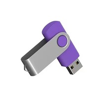Flashdisk Putar Promosi Normal, USB Flash Drive Personalisasi Terukir, Thumb Drive 32GB 64GB 16GB 8GB 4GB Logo