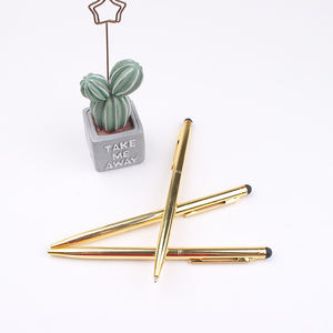 แม่พิมพ์โลโก้แบบ Capacitive หน้าจอสัมผัสสำหรับปากกาสไตลัสสีทองขนาด1.0มม. วัสดุโลหะทนทาน - Product Image 3