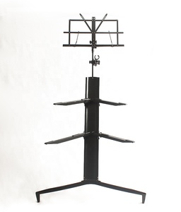 Support de piano portable en alliage d'aluminium de haute qualité à <span class=keywords><strong>2</strong></span> niveaux, design araignée, double support de clavier <span class=keywords><strong>pour</strong></span> piano - Product Image 3