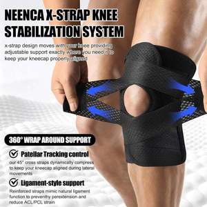 Genouillère de compression légère avec stabilisateurs latéraux à ressort pour déchirure du ménisque - Product Image 3