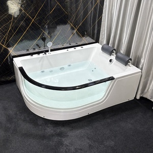 <span class=keywords><strong>Vasca</strong></span> da Bagno Multifunzionale <span class=keywords><strong>in</strong></span> Acrilico per 2 Persone, Jacuzzi con Idromassaggio <span class=keywords><strong>in</strong></span> <span class=keywords><strong>Vetro</strong></span>, <span class=keywords><strong>Vasca</strong></span> Angolare per Massaggi - Product Image 3
