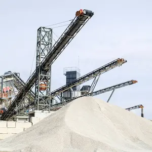 Correia transportadora de pedra de areia industrial de alta qualidade, transportador de correia portátil inclinado para mineração pesada, para carregamento de carvão e areia, venda