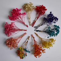 Buket Bunga Sabun Mini Baby's Breath dengan Daun, Vas Gantung Dinding, Kit Bahan DIY, Bingkai Foto, Hiasan Pintu, Wisuda, Hari Ibu