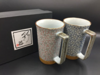 Mug Bir Mino Yaki Cetak 360 Derajat, Berbagai Pola Jepang, Bentuk Stylish, Kapasitas Besar, Ramah Lingkungan, Buatan Tangan, Cocok untuk Semua Musim, Hadiah