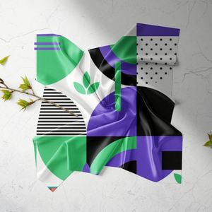 Écharpes en soie personnalisées, grandes écharpes carrées, imprimé léopard, écharpes en soie à chaîne, châles pour femmes, hijabs, foulards - Product Image 3