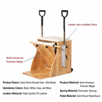 Kursi Pijakan Stabil Maple Wood Preati - Peralatan Kebugaran Komersial Serbaguna untuk Studio Yoga