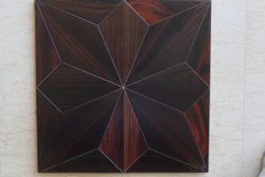 Suelo de Parqué de Madera de Ingeniería de Diseño Europeo Moderno, Color Rojo Vino, Arte de Incrustaciones para Villas - Product Image 4