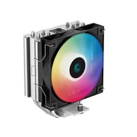 Refroidisseur de processeur Deepcool AG400V5 LED, 4 caloducs, ventilateur PWM 120 mm, 220 W TDP, refroidisseur d'air à tour unique pour Intel AMD
