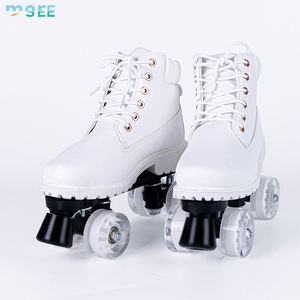 Seemore Luncur Roda Pu Materiaal Verhuur Skate <span class=keywords><strong>Roller</strong></span> Patines Franse Mar-Tin Boots Maatwerk 4-Wheel Quad <span class=keywords><strong>Roller</strong></span> Schoenen - Product Image 5