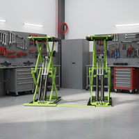 Lift Mobil Gunting Portabel Harga Terbaik 3000KG, Pengangkat Hidrolik, Elevator Otomatis, Desain Rendah Dengan Silinder Ganda