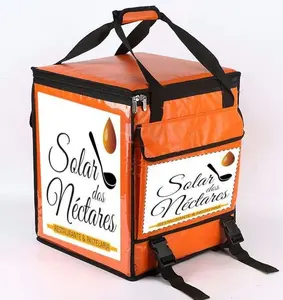 Sac de livraison isolé 50 l, sacoche de transport d'aliments, fourre-tout de livraison alimentaire étanche, refroidisseur - Product Image 1