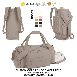 Bolsa de Gimnasio 4 en 1 para Hombre y Mujer, Ligera, de 30L, para Viaje, con Compartimento para Zapatos y Bolsillo Impermeable, Mochila Táctica para Portátil - Product Image 1