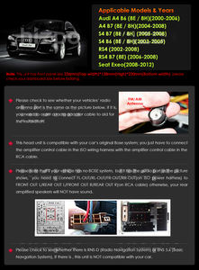 Reproductor de DVD para coche con pantalla táctil IPS de 7 pulgadas y doble din iPoster, éxito de ventas, navegación GPS para coche <span class=keywords><strong>Audi</strong></span> <span class=keywords><strong>A4</strong></span> B6 <span class=keywords><strong>B7</strong></span> con enlace de espejo HD - Product Image 5