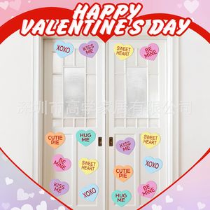 Aimant de porte de garage en forme de cœur populaire pour la Saint-Valentin, décoration, aimant de réfrigérateur coloré, aimant promotionnel - Product Image 5