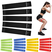Équipement d'entraînement de football, accessoires, bandes de résistance, bandes d'entraînement pour le fitness, 5 bandes élastiques d'exercice