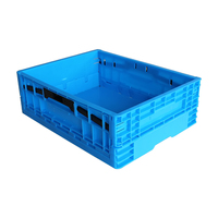 Caisses 60*40*28cm, nouvelle caisse de déménagement pliable, boîte de rangement en plastique pliable