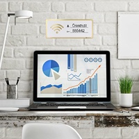 Panneau WiFi pour le mur, plaque de mot de passe WiFi Essentials pour chambre d'amis