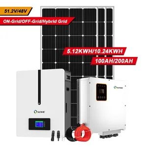 10KW ליתיום ברזל סוללה 48v 200AH 6000 מחזורים @ 80% DOD סוללה כוח קיר רכוב בית שמש סוללה