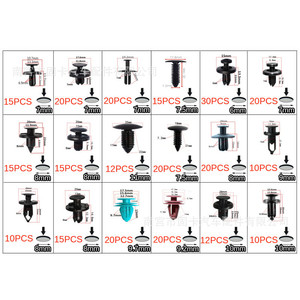 Clips de Sujeción Automotrices, Kit Universal de 299 Piezas para Reparación de Molduras de Automóviles Mercedes Benz, Toyota, Honda, Mazda, Subaru, Nissan - Product Image 4