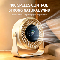 Ventilateur USB Mini Rechargeable OEM&ODM en Gros, 10000mAh, Portable, pour Bureau et Chambre, avec Veilleuse LED