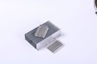 Profilé extrudé en aluminium anodisé série 6000 sur mesure pour dissipateur thermique