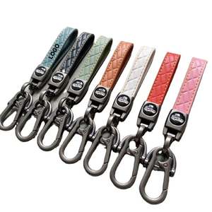 Personalized Custom Leather Keychains <b>Key</b> Chains Car Brand Turbo Gun <b>Key</b> Holder Ring Metal <b>Blanks</b> Promotion Keychain Gifts - Product Image 1