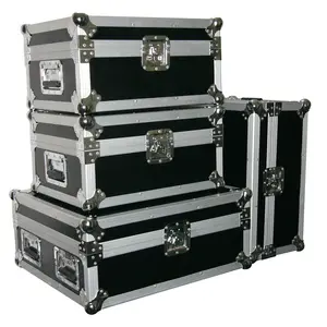 Fabricante personalizado alumínio Frame Hard Flight Case com rodas para instrumentos