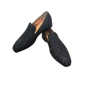 Mocasines Negros de Diseño con Pedrería para Hombre, Nuevos Zapatos de Vestir Formales de Tacón Bajo y Estilo Slip-On de Lujo para Bodas y Fiestas 2026 - Product Image 4