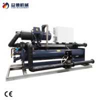 Système de refroidissement industriel personnalisé 100 CV avec chiller à vis semi-hermétique pour eau
