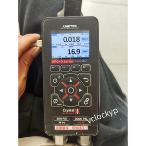 AMETEK CRYSTAL PRESSURE CALIBRATOR <b>MODEL</b> HPC40 SERIES Used - Product Image 1