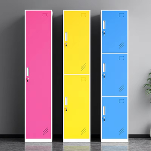 <span class=keywords><strong>Casier</strong></span> de bureau <span class=keywords><strong>empilable</strong></span> en acier 1/2/3 niveaux, armoire de rangement métallique antivol et ignifuge pour usage professionnel - Product Image 4