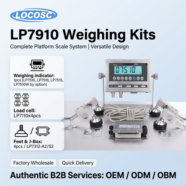 Locosc LP7910 Sensor Modules Digital Livestock Scales Cattle Weighing Load Cell Kit,  Animal Scale