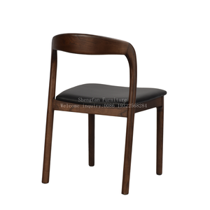 Design ergonomique en <span class=keywords><strong>Belgique</strong></span> Prix <span class=keywords><strong>de</strong></span> gros Fauteuil simple Meubles <span class=keywords><strong>de</strong></span> patio en bois massif <span class=keywords><strong>Bord</strong></span> <span class=keywords><strong>de</strong></span> <span class=keywords><strong>mer</strong></span> Balcon Chaises <span class=keywords><strong>de</strong></span> salle à manger couleur noyer - Product Image 5