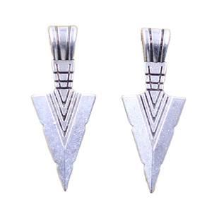Quyến rũ Ấn Độ đầu mũi tên Dao găm 37x15mm handmade làm phù hợp, cổ điển Tây Tạng bạc màu Mặt dây chuyền, tự làm cho vòng đeo tay vòng cổ - Product Image 1