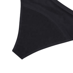 Personnalisé respirant écologique dames de haute qualité étanche période de sous-vêtements femmes menstruel <span class=keywords><strong>tanga</strong></span> tongs période culotte - Product Image 4