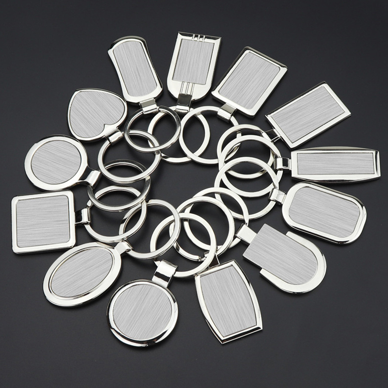 Bulk Custom Logo Double Sided Keyring