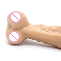 Pene Artificial de Silicona de Grado Médico de 10 Pulgadas con Fuerte Succión, Sin Olor, para Mujeres
